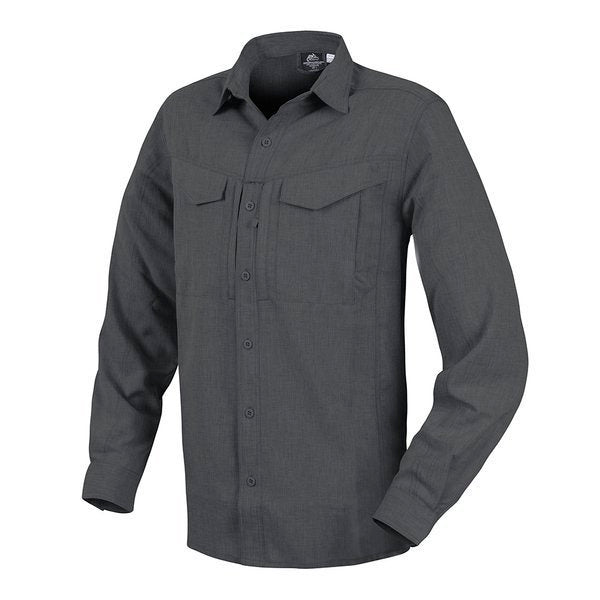 Helikon - Defender Mk2 Gentleman Shirt - Melange Black / Grey - KO-DGM-PO-0119Z