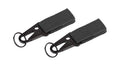 101 Inc. - MOLLE snap hook with keyring - 2 pcs - Black