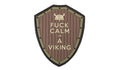 101 Inc. - 3D Patch - F*ck Calm - Brown / Green