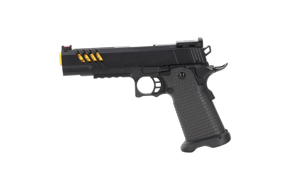 Specna Arms Hi-Capa SA-VGP10 VAPOR GBB Pistol - Black and Gold