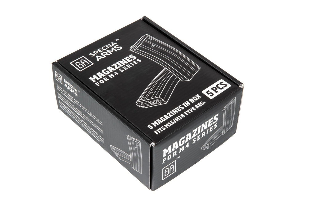 5pcs set - 70rd low-cap magazine for M4/M16 - black