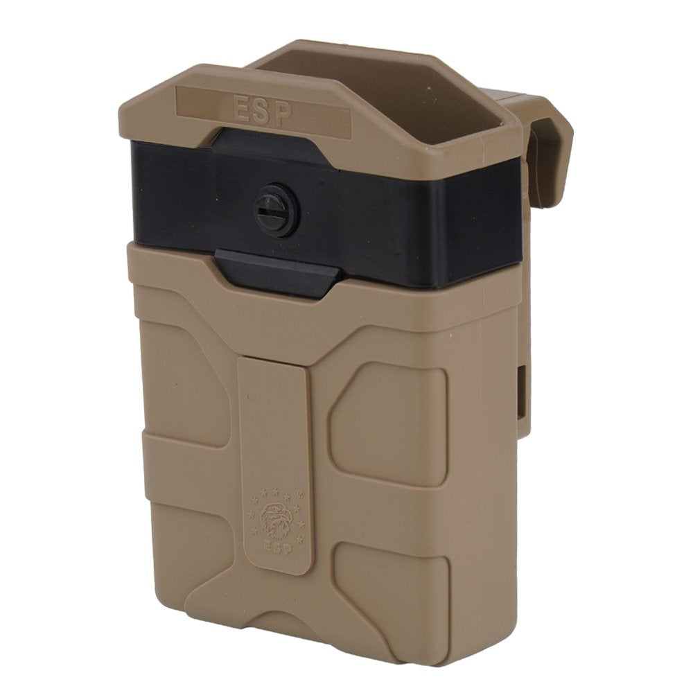 ESP - Magazine Pouch M16, M4 - UBC-01 Belt Clip Attachment - Khaki - MH-04-AR15 KH
