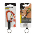 Nite Ize - Carabiner SlideLock® Key Ring Aluminum #3 - Orange - CSLAW3-19-R6