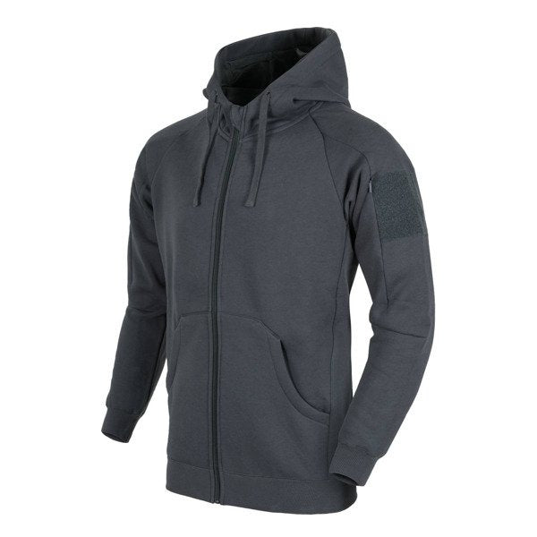 Helikon - Urban Tactical Hoodie Lite - FullZip - Gray - BL-ULF-CB-19