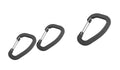 Wildo - Accessory Carabiner Set - 3 pcs - Black
