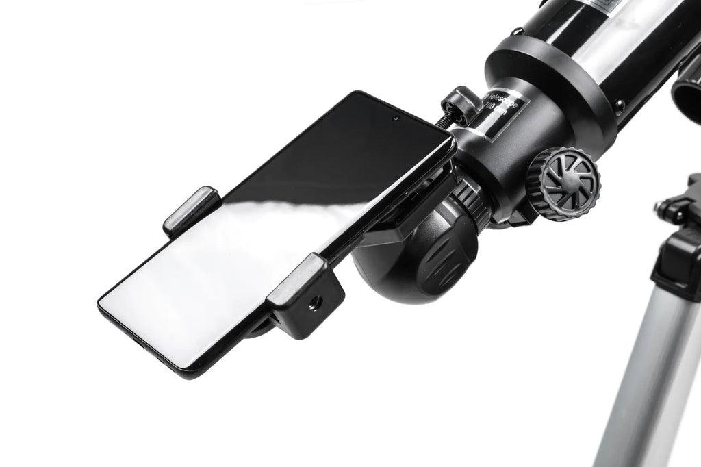 OPTICON Sky Navigator 70F700EQ telescope with carrying case and phone holder