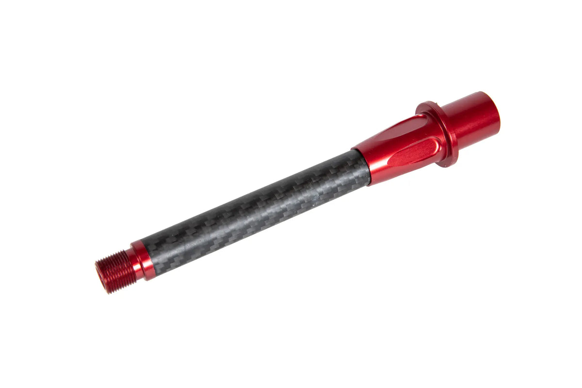 6'' Carbon Outer Barrel for M4/M16 Replicas - Red