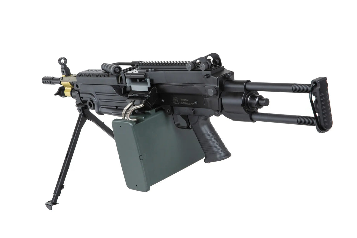 airsoft A&amp;K Cybergun M249 PARA machine gun Black (OUTLET)