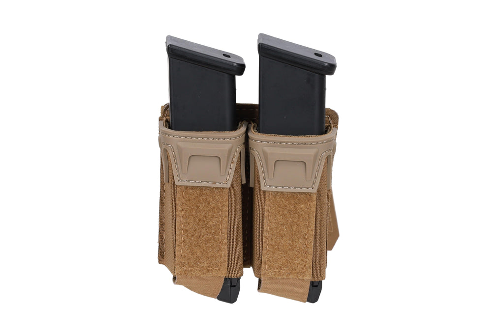 Wosport double pistol magazine loader MG-126 Coyote Brown