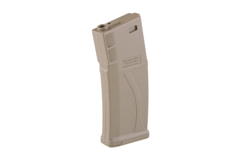Set of 10 Mid-Cap 140 BB Magazines for M4/M16 Replicas - Tan