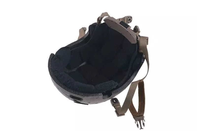 Webbing and Foam Pads for Ballistic Helmets - Dark Earth