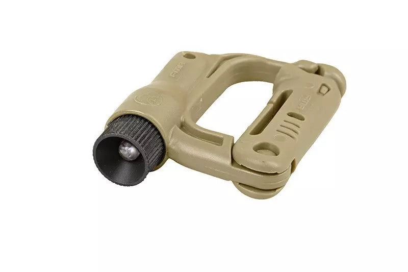 A Grmlock Buckle with a Flashlight - Dark Earth (Green Light)