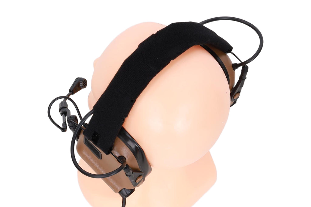 Earmor M32X Plus active hearing protectors – Coyote Brown