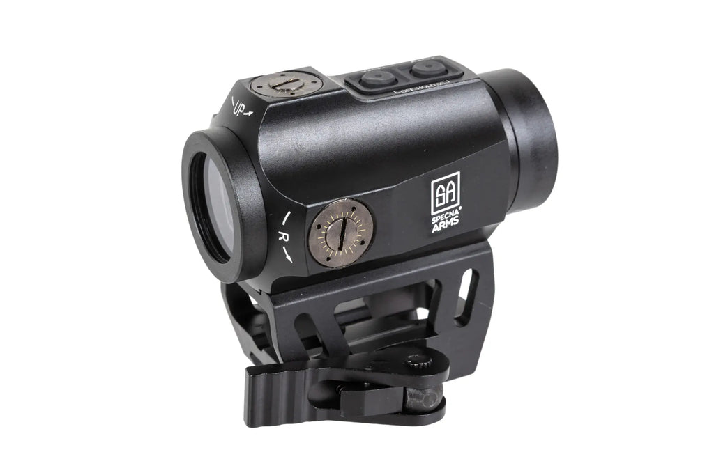 Specna Arms CORE™ Strike high QD/low mount red dot sight Black