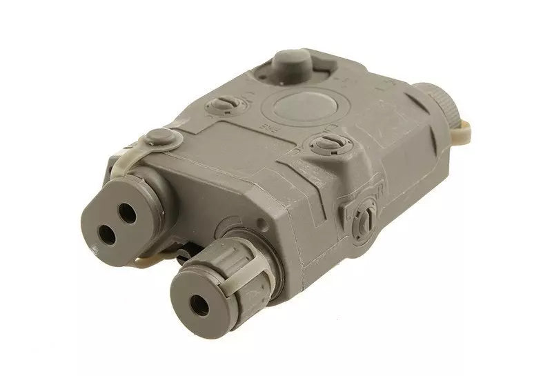 AN/PEQ 15 replica with laser sight - foliage green