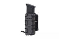 SMC Pistol Magazine Pouch with flocking (QD belt) - foliage green