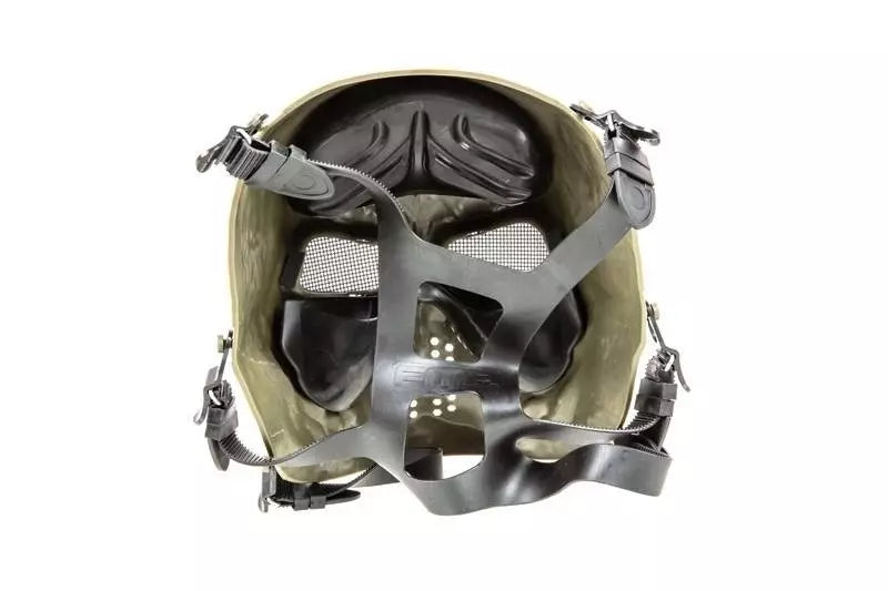 Skeleton terror mask - Foliage Green