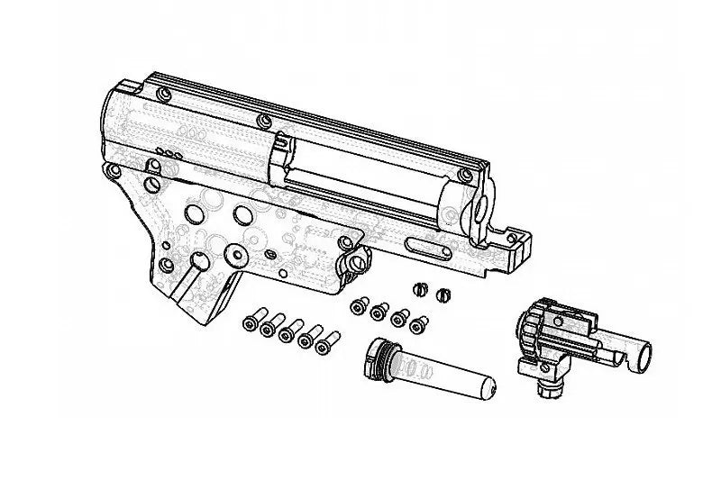 Reinforced Gearbox Skeleton CNC – V. 2 – QSC