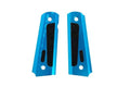TYPE B alu grip panels for Colt 1911 - blue