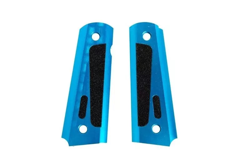 TYPE B alu grip panels for Colt 1911 - blue
