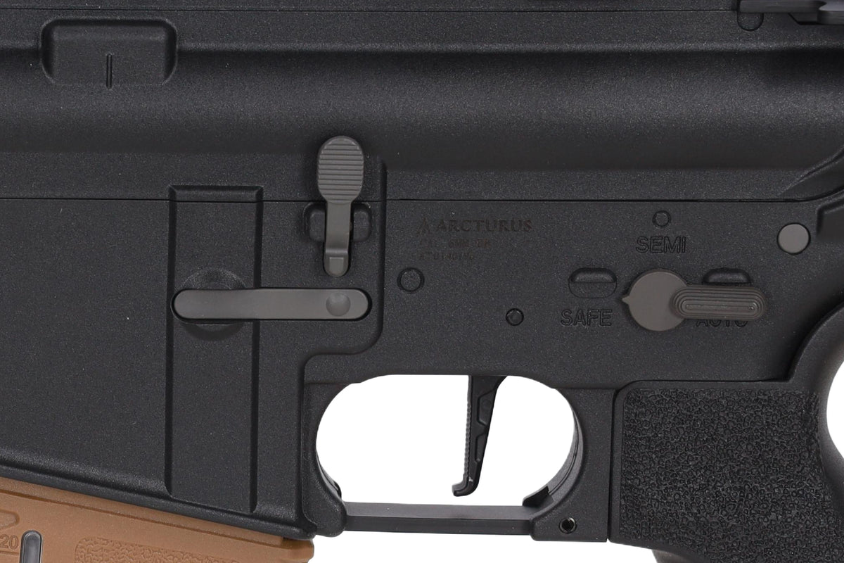 Arcturus M4/AR15 LWT MK-III Carbine 12" SPORT AEG SE Assault Rifle 14.5" (Starter Pack) Half-Tan - OUTLET