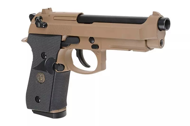 Replica of the M9A1(CO2) pistol - tan