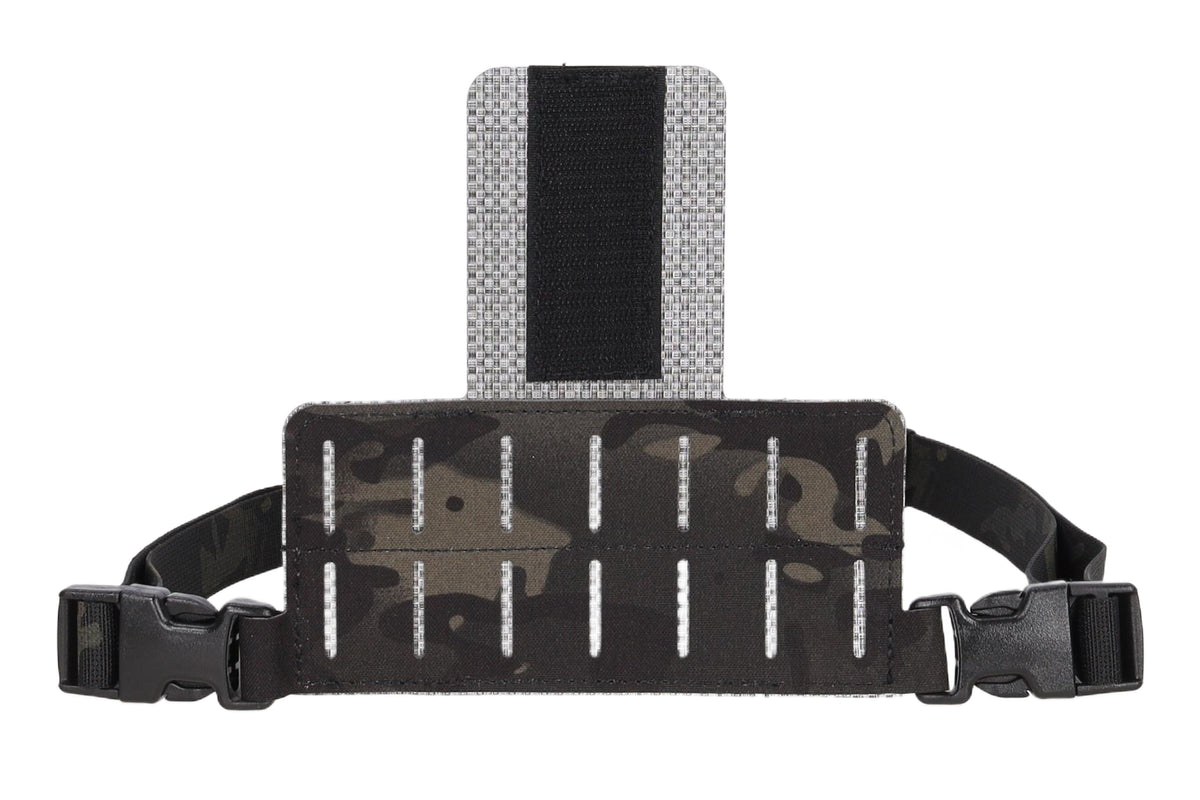 Molle panel for additional accessories Wosport MB-ACC-02 Multicam Black