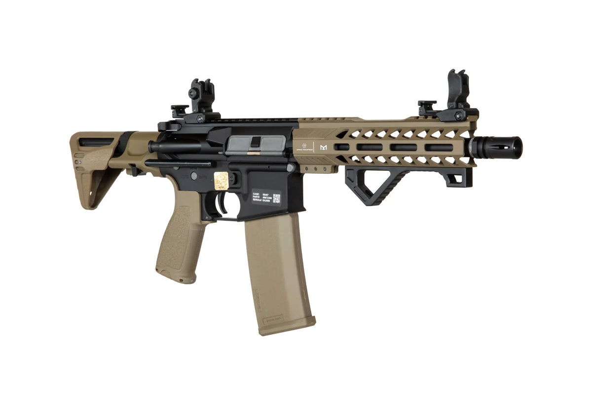 Specna Arms RRA &amp; SI SA-E17 EDGE™ PDW HAL2 ™ Half-Tan airsoft rifle