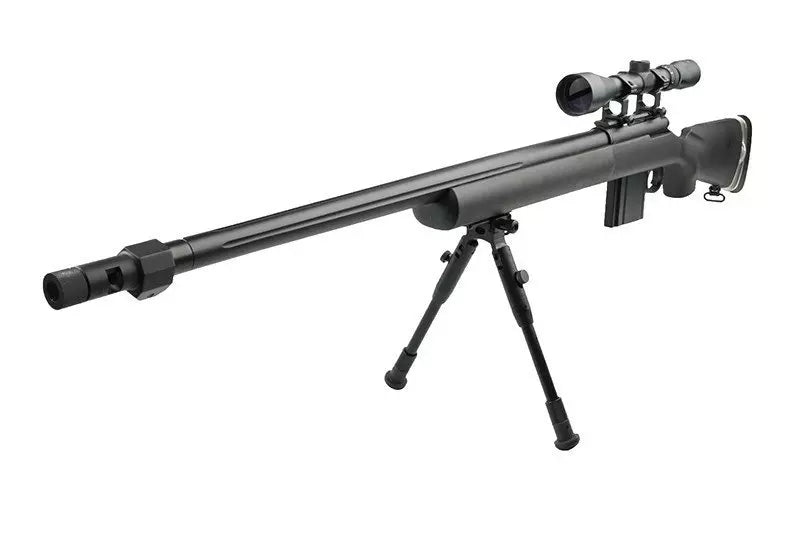 MB4405D sniper rifle replica with scope and bipod