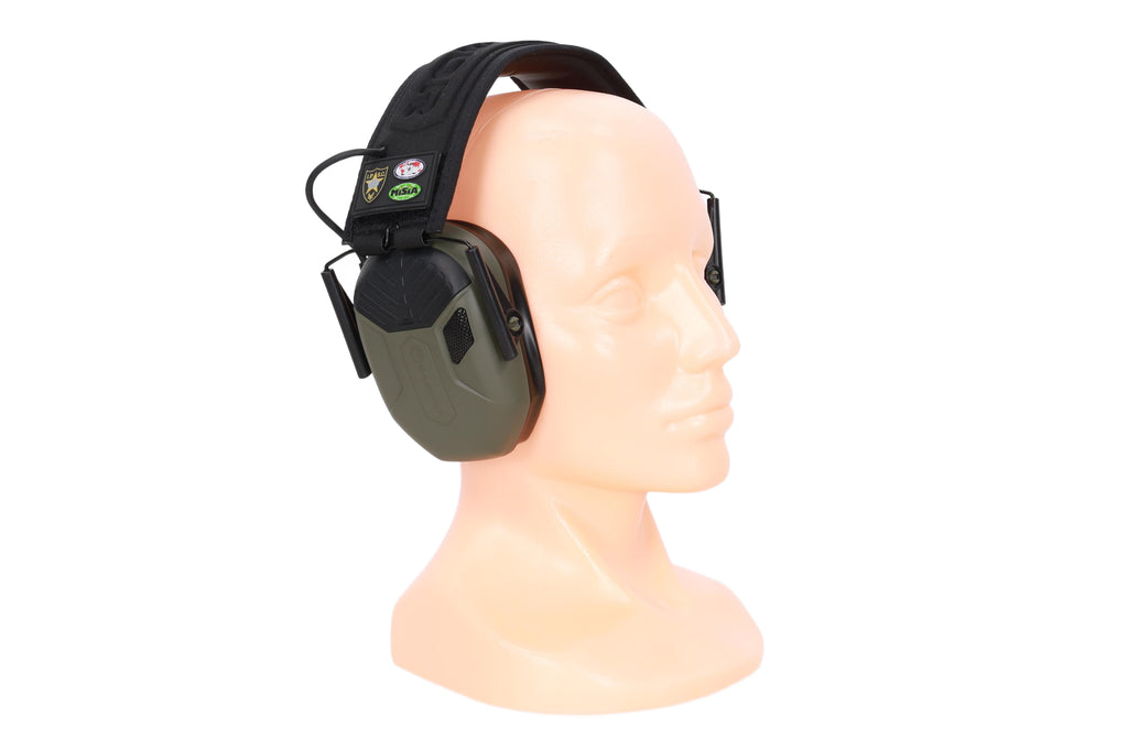 Earmor M300T active hearing protectors - Foliage Green