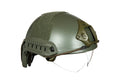 X-Shield MH helmet replica with goggles - Olive