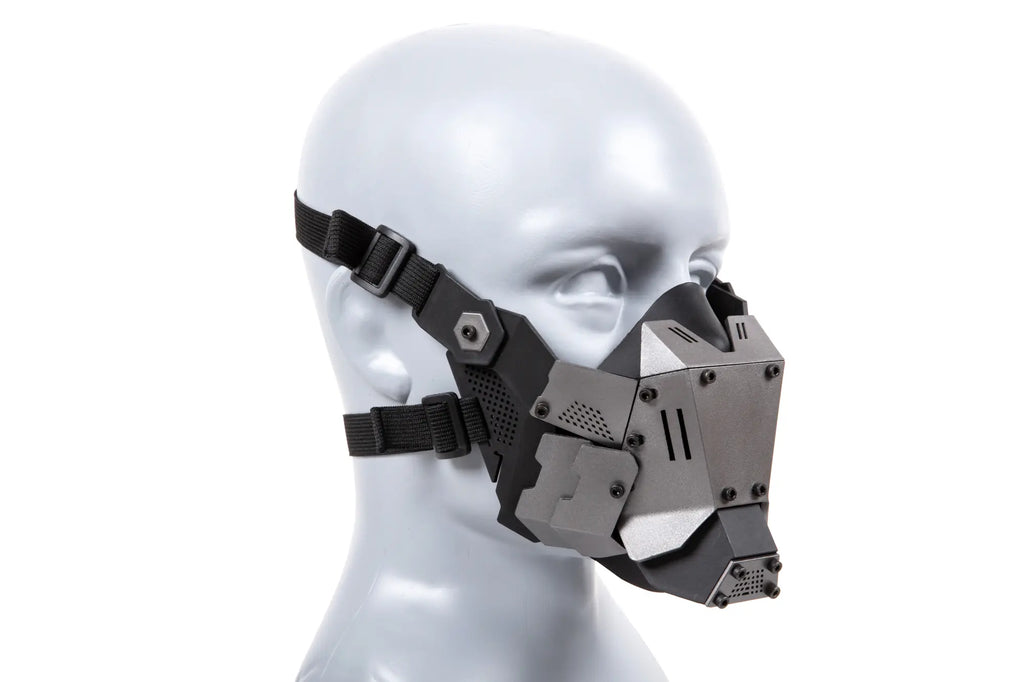 Cyberpunk Commander Mask – Black