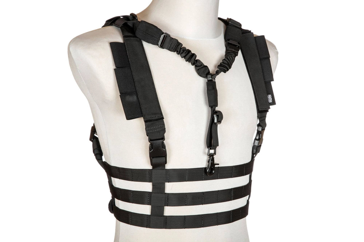 Sling Chest Rig Cotherium Tactical Vest - black