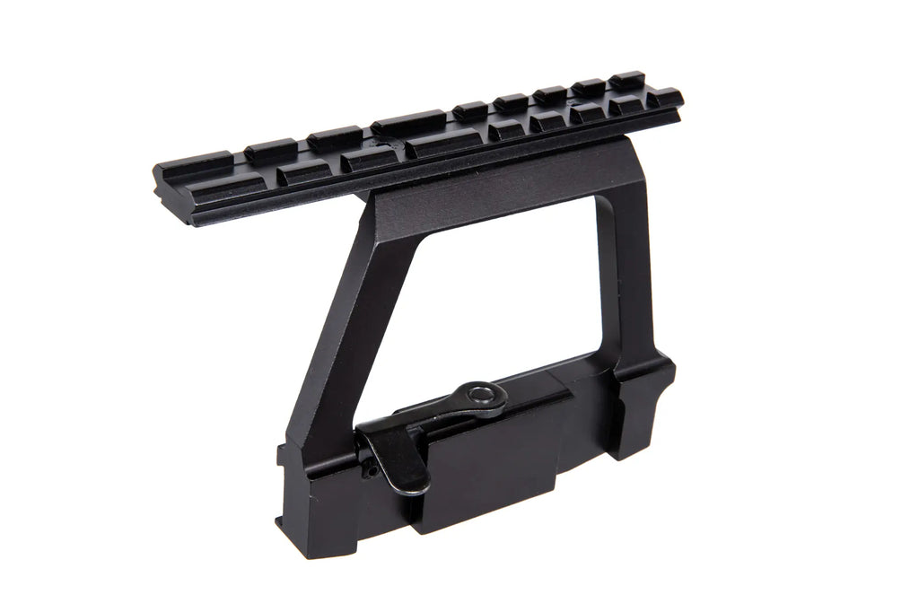 CNC dovetail mount for AK series airsoft guns Black