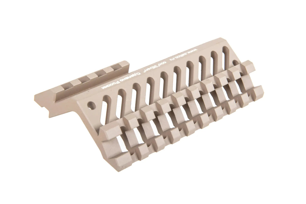 B-12 top rail for AK replicas Tan