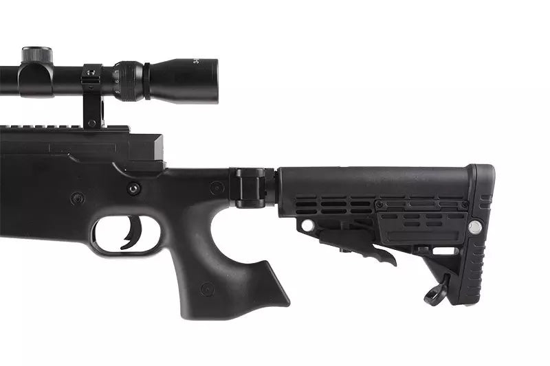 MB14D sniper rifle replica - with scope and bipod