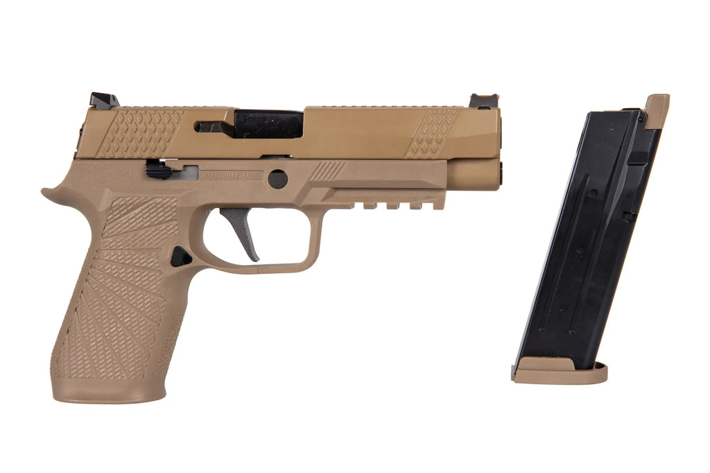 WE F17 Green Gas Pistol replica TAN