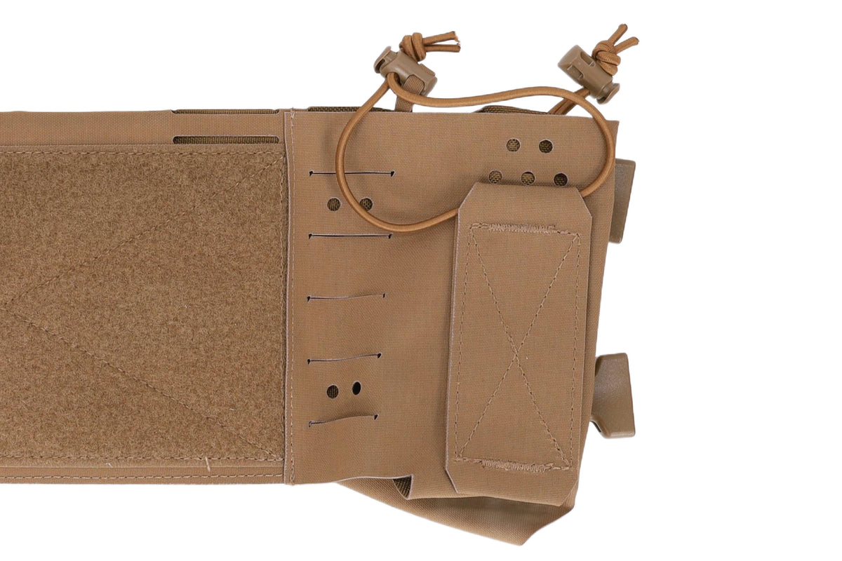 Wosport Chassis I administration panel for the Chest Rig MK4 Coyote Brown waistcoat