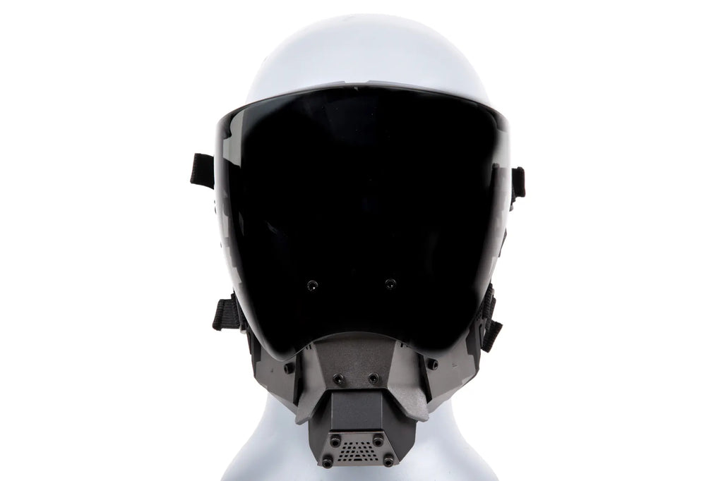 Cyberpunk Commander Mask – Black