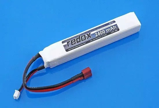 Redox LiPo 2400 mAh 7.4V 20C battery (integrated)