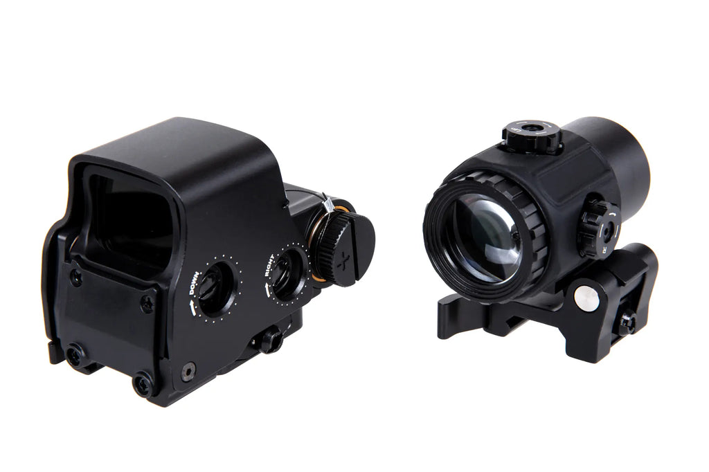 WADSN type XTO collimator set with magnifier type T43 Black