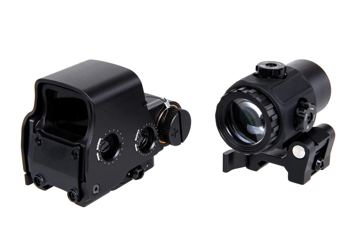 WADSN type XTO collimator set with magnifier type T43 Black