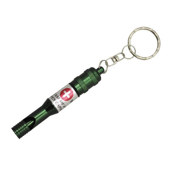 MFH - Aluminum Whistle with Identification Card - 27564