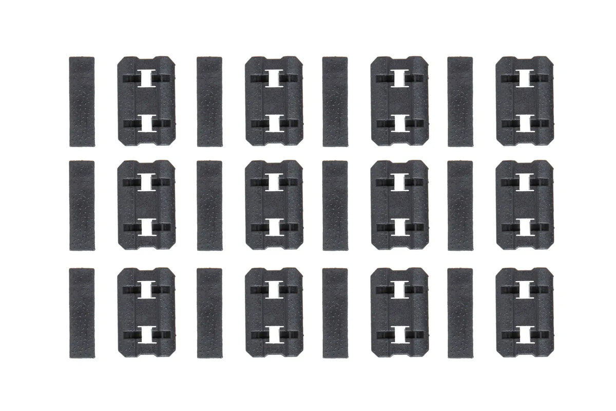 MLOK Double Bell Black protective panel set