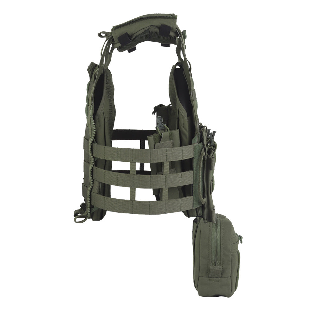 Plate Carrier waistcoat Wosport VE-106 Ranger Green