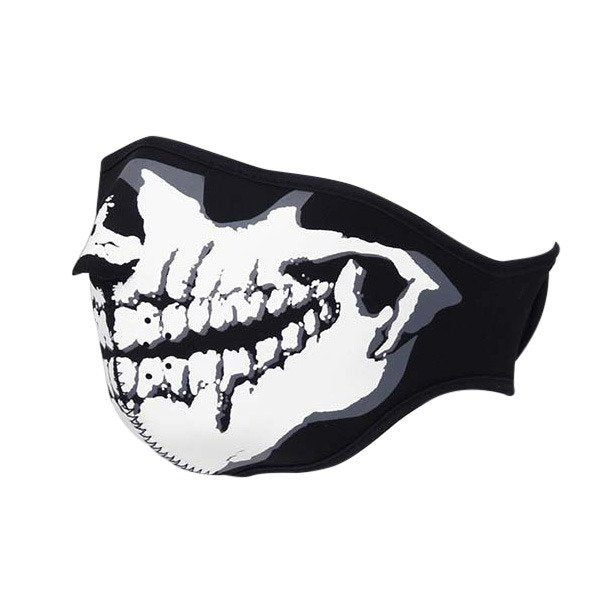 101 Inc. - Biker Mask with Skull Print - Black - 219301-2801