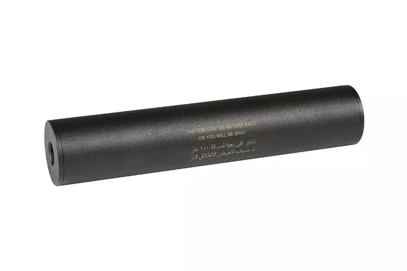 Stay 100 meters back" Covert Tactical PRO 40x200mm silencer"