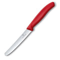 Victorinox - Kitchen Knife with Rounded Tip Swiss Classic - Serrated - Red - 6.7831.C1