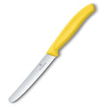 Victorinox - Kitchen Knife with Rounded Tip Swiss Classic - Serrated - Yellow - 6.7831.C1