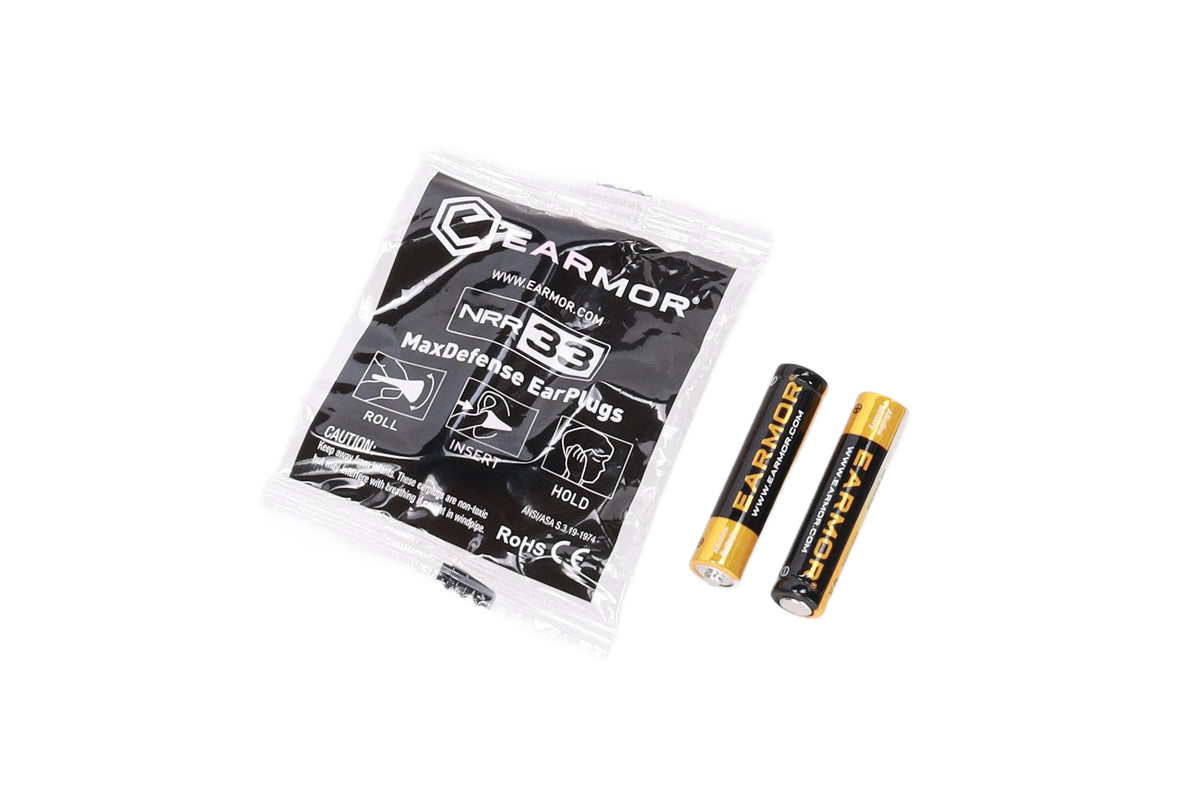 Earmor M300T active hearing protectors - Foliage Green